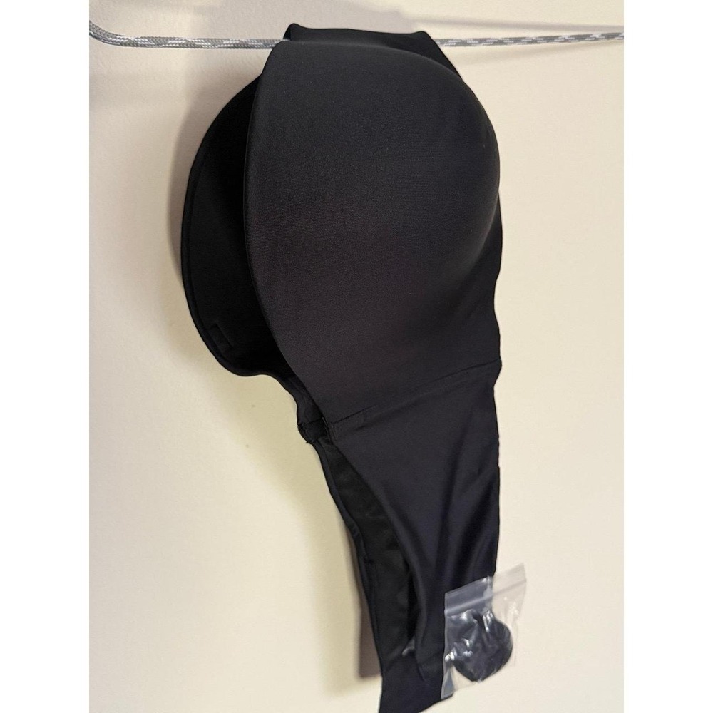 Maidenform Black Strapless Bra Size 40D | Includes Straps | Molded Cup